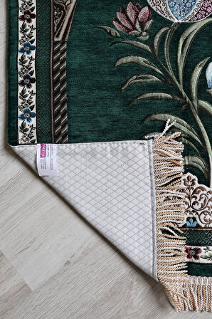 Lale Desenli Astarlı Lüks Seccade S1002 