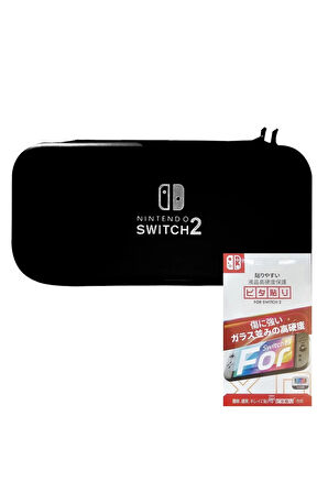 Switch 2 Taşıma Çantası ve Ekran Koruyucu -Maksimum Koruma - Darbeye ve Çizilmeye Karşı Ultra Koruma