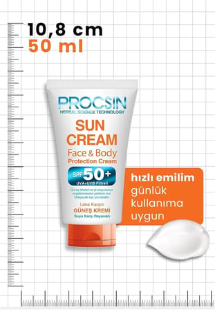 Güneş Kremi Face SPF 50+ 50 ML Mini Boy