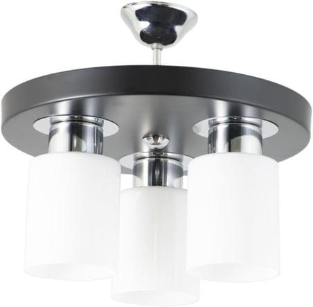 Üçlü Modern Spor Model Yuvarlak Tepsi Siyah Avize Nocolor-12A38170 Tek Ebat 3501-3Blk