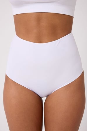 Yüksek Bel Lazer Kesim Bato Slip Külot Hayalet Külot-1 -