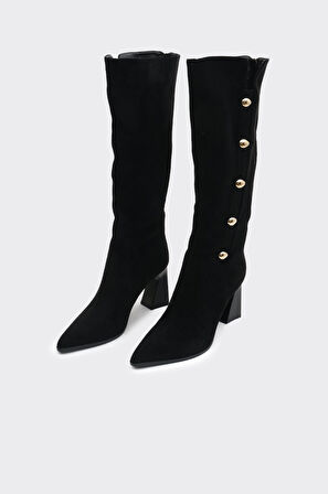 Klasik Topuklu Kadın Çizme