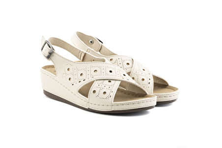 BioStep Daily 1819 – Günlük Ortopedik Vegan Deri  Kadın Sandalet