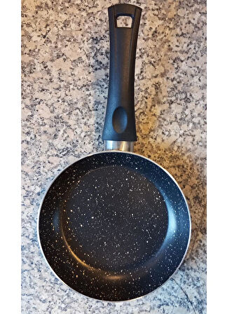 Granit Kaplama 18 cm tava yanmaz yapışmaz ekonomik ev öğrenci Tavası