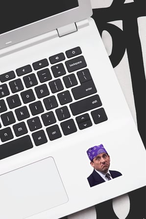 The Office Tasarımlı Dekoratif Laptop Notebook Tablet Telefon Sticker Set 010