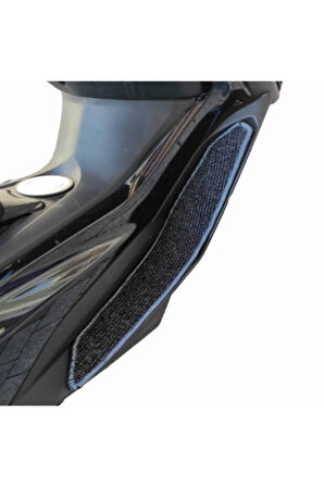Motosiklet Aksesuar Koruyucu Paspas Max Pro 125cc Uyumlu Gri Kenar Overlok