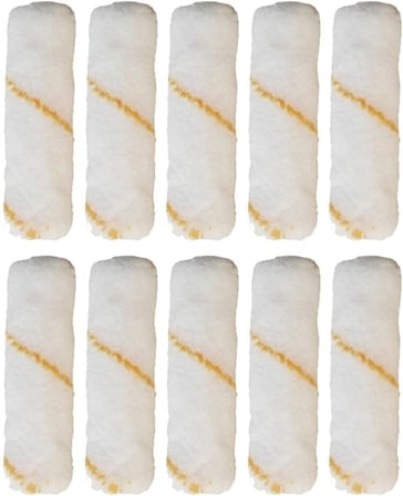 10 Adet Parmak Rulo Yedeği,Boya Ve Badana İçin 10 Cm Parmak Rulo Yedeği,Boya Badana Fırçası