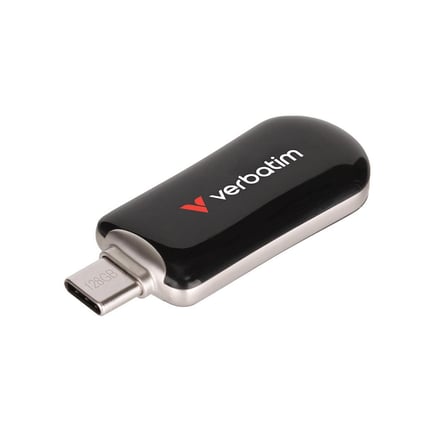 VERBATIM 64GB Plectra 30224 TYPEC USB 3.2 Bellek Siyah 100MB/s
