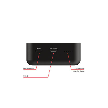 Verbatim 32223 Magsafe 20000 Mah Manyetik Kablosuz Powerbank, Siyah