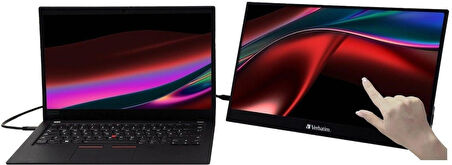 Verbatim 32238 PMT-15 4K 15.6'' Dokunmatik Metal Kasa Taşınabilir Monitör