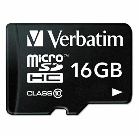 Verbatim 16GB Microsdxc Class 10 80MB Hafıza Kartı