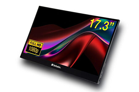 Verbatim 17.3" Full HD 1080p Freesync 6ms Taşınabilir Dokunmatik Monitör (PMT-17)