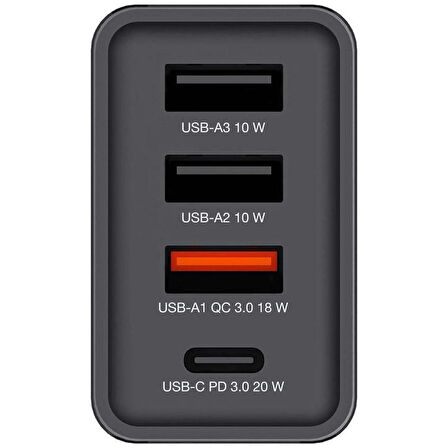 VERBATIM 49700 CHR-30EU1 USB-CHARGER 30W BLACK