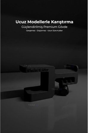 Premium Siyah Masa Kenarı Kulaklık Standı – Shadow Edition V6 (Yeni Versiyon) | Kaydırmaz Keçeli, Ergonomik ve Güçlendirilmiş