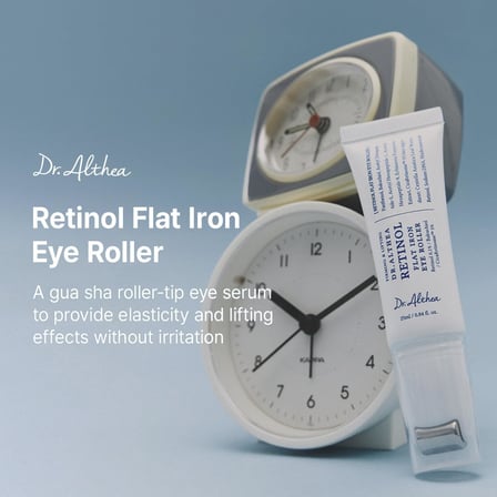 Retinol Flat Iron Eye Roller 25 ml - Retinol, Bakuchiol, Peptit İçeren Kırışıklık Karşıtı Göz Serumu