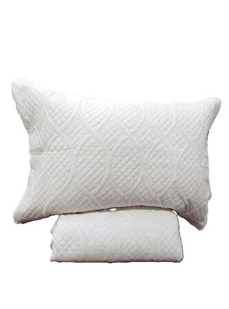 TAYTÜYÜ NUBUK YATAK ÖRTÜSÜ ÇİFT KİŞİLİK TOSKANA EKRU