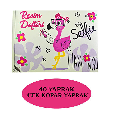 Çınar Uninote Resim Defteri Dikişli Küçük Boy A5 40 Yaprak 1 Adet 