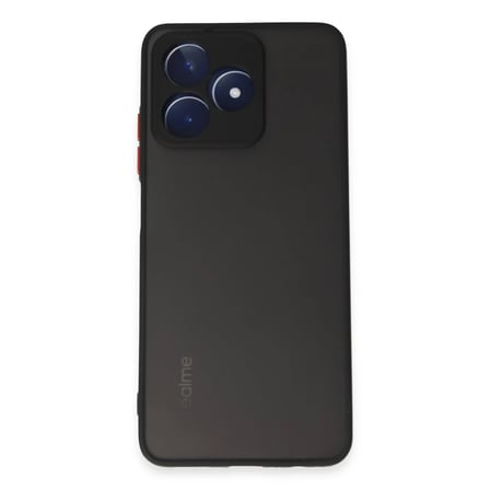 Realme C53 Kılıf Montreal Silikon Kapak - Siyah