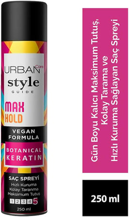 Style Guide Max Hold Sabitleyici Maksimum Tutuşlu Saç Spreyi 250 ml- Vegan