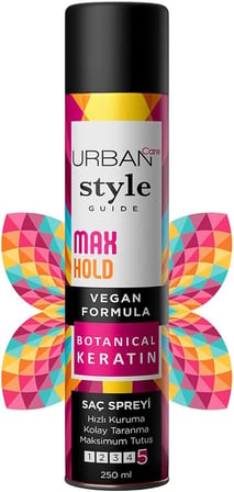 Style Guide Max Hold Sabitleyici Maksimum Tutuşlu Saç Spreyi 250 ml- Vegan