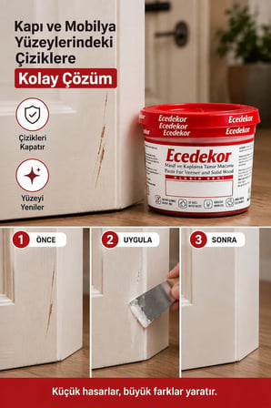 Ahşap Dolgu ve Tamir Macunu 200g Bardak (Beyaz)