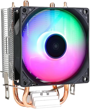 Cold Frost RGB Fanlı Intel AMD Uyumlu Bakır Borulu CPU Soğutucu İşlemci Fanı (Cold Frost 601)