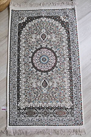 Osmanlı Desen Astarlı Lüks Seccade S1018 Krem