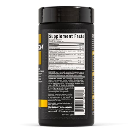 Alpha Test 120 Casp. - Maximum Strength test booster