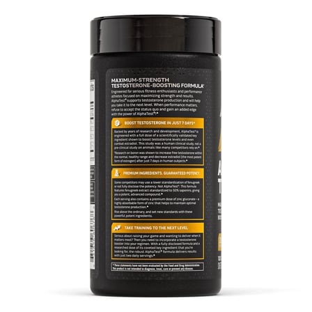 Alpha Test 120 Casp. - Maximum Strength test booster