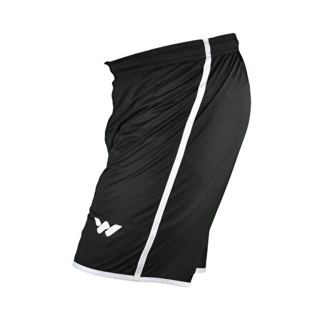 Walkway 20202 Siyah-Beyaz Polyester Erkek Spor Şort