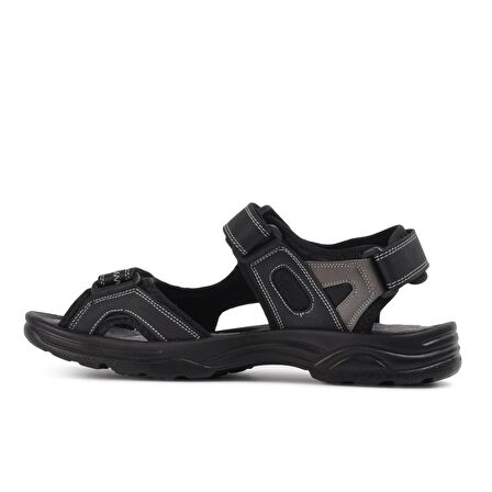 Castle Black K-3 Siyah Sandalet