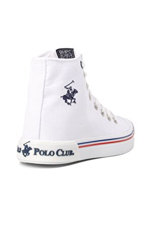 Po-10141 Beyaz Kadın Bilek Boy Sneaker