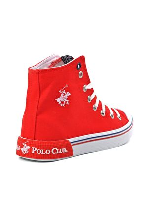 PO-10151 Kırmızı Erkek Bilek Boy Sneaker