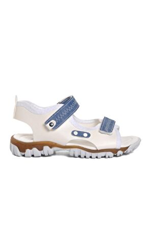 Şiringenç 22Y05 Lacivert-Kot-Beyaz Erkek Çocuk Sandalet