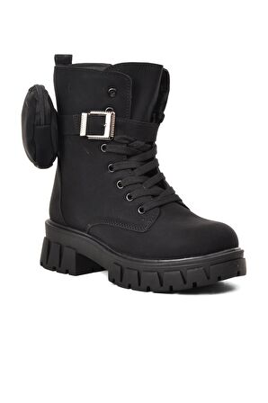 Walkway Meru Siyah-Zümrüt Kadın Postal Bot