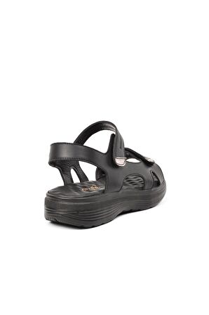 Berkbay 336 Siyah Kadın Sandalet