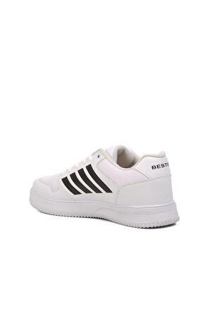 Ayakmod Bst-B74 Beyaz-Siyah Erkek Sneaker