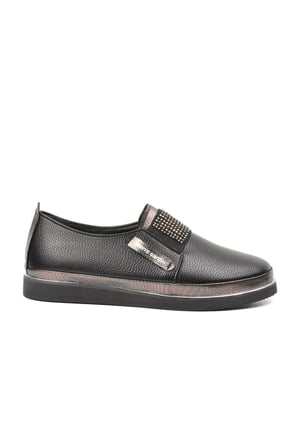 Pierre Cardin Pc-51678 Siyah Taşlı Kadın Günlük Ayakkabı