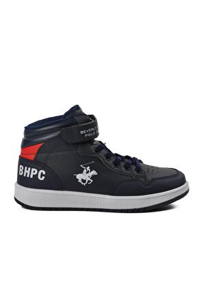 Po-10302-F Lacivert Çocuk Bilek Boy Sneaker