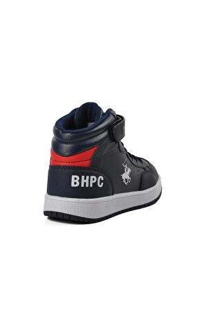 Po-10302-F Lacivert Çocuk Bilek Boy Sneaker