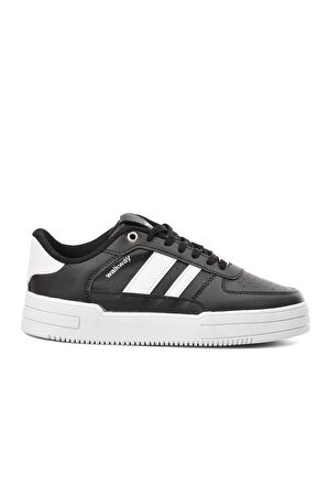 Walkway Sandy Siyah-Beyaz Tek Renk Sneaker