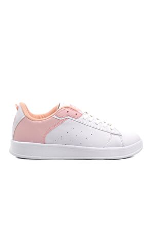 Walkway Lena Beyaz-Pudra Unisex Sneaker