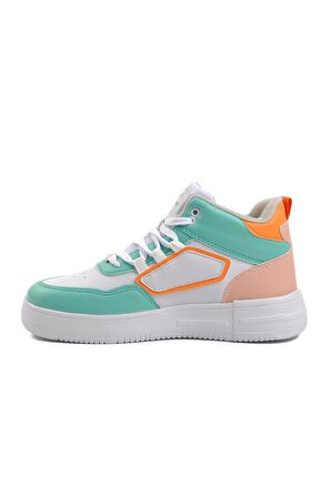 Walkway Nefertiti Beyaz-Su Yeşili Unisex Hi Sneaker