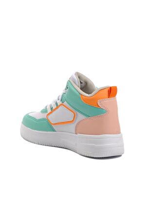 Walkway Nefertiti Beyaz-Su Yeşili Unisex Hi Sneaker