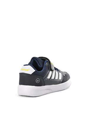 Bestof Bst-B074-F Lacivert-Beyaz Çocuk Sneaker