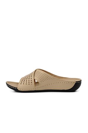 Ayakmod Bento 16.004 Bej Kadın Günlük Terlik