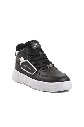 Walkway Nefertiti Siyah-Beyaz Unisex Hi Sneaker