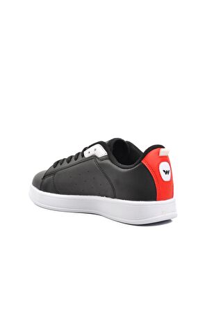 Walkway Lena Siyah-Beyaz-Kırmızı Unisex Sneaker
