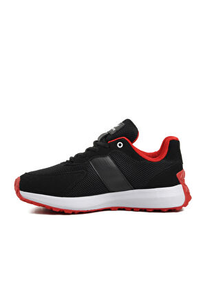 Walkway Manila Siyah-Beyaz-Kırmızı Erkek Sneaker