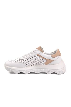 Venüs 2314004 Beyaz İçi Dışı Hakiki Deri Kadın Sneaker